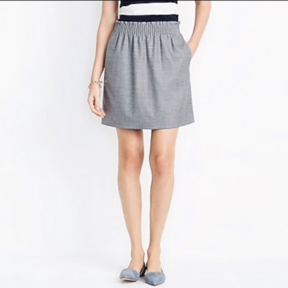 J. Crew Wool-Blend Sidewalk Skirt